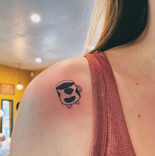 Explore mental health ribbon tattoo ideas, creative tattoo ideas in Sonora, available at High Sierra Tattoo Company