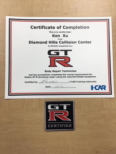 Auto Body Shop «Diamond Hills Collision Center», reviews and photos, 20540 E Walnut Dr N, Walnut, CA 91789, USA