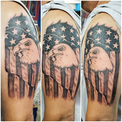 Explore fishing tattoo ideas for females, creative tattoo ideas in Lancaster, available at Inkd 4 life Piercing