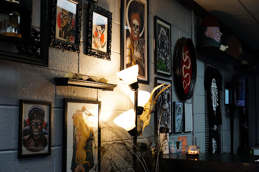 Explore tattoo ideas of dogs, creative tattoo ideas in Findlay, available at Black Sheep Tattoo