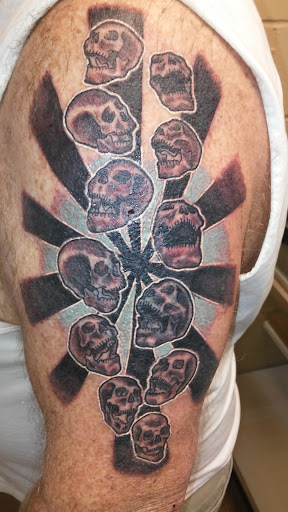 Explore foot tattoo ideas for females, creative tattoo ideas in Freeport, available at Broken Moon Tattoos