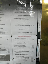 Restaurant Au Relais d'Artémis à Bracieux (le menu)
