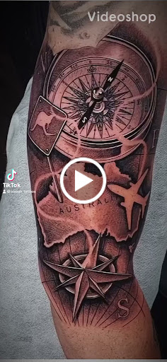 Explore cross tattoo ideas for men, creative tattoo ideas in Miami, available at Por vida tattoos