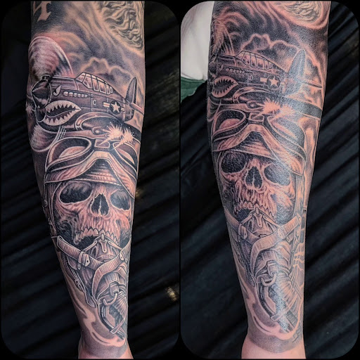 Explore father daughter tattoos ideas, creative tattoo ideas in Menomonee Falls, available at Cal Tattoo