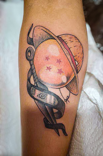 Explore head tattoo ideas male, creative tattoo ideas in Newfield, available at Parabellum Tattoo Studio