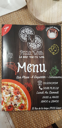 Restauration rapide Pizza'wish à Évreux - menu / carte