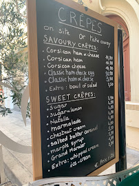 Crêperie L'oiseau d'été de Valentin | Salon De Thé & Café, Crêperie & Dégustation Corse à Nice (la carte)