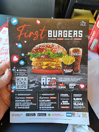 Restauration rapide FIRST burgers - TOURCOING à Tourcoing - menu / carte