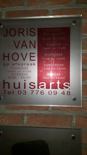 Beoordelingen van Dokter J Van Hove in Sint-Niklaas - Huisarts