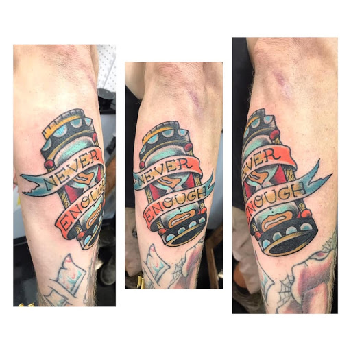 Explore avengers tattoo ideas, creative tattoo ideas in Barberton, available at Magic City Tattoo Company