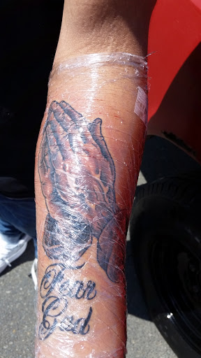 Explore chest ideas tattoos, creative tattoo ideas in Fredericksburg, available at Ugly Bishops Tattoo Shop