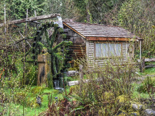 Tourist Attraction «Dalby Water Wheel», reviews and photos, 6940 WA-106, Union, WA 98592, USA