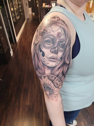 Explore tattoo ideas over scars, creative tattoo ideas in Dubuque, available at The Crows Nest