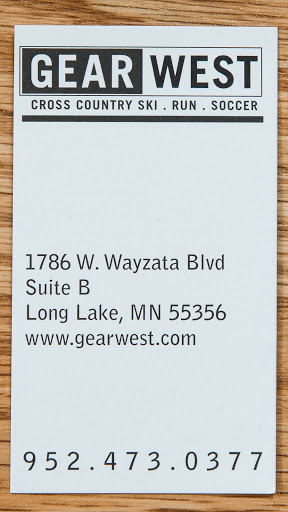 Ski Shop «Gear West Ski and Run», reviews and photos, 1786 Wayzata Blvd, Long Lake, MN 55356, USA