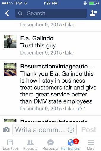 Resurrection Vintage Auto Parts & VIN Verification image