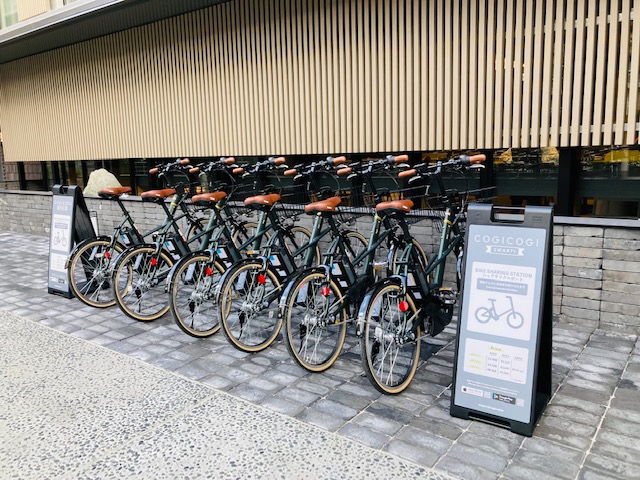 シェアサイクル（レンタサイクル） bicycle rental & share port 「COGICOGI」オークウッドホテル 京都御池 ポート