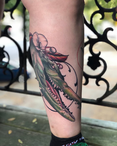 Explore man hand tattoo ideas, creative tattoo ideas in Augusta, available at Moth & Magpie Tattoo