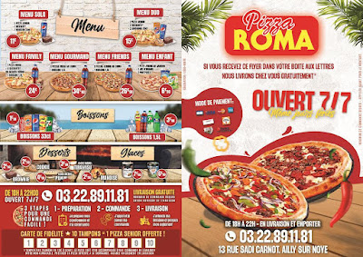 Pizza roma à Ailly-sur-Noye
