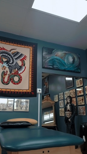 Explore rabbit tattoo ideas, creative tattoo ideas in Bangor, available at Blind Faith Tattoo Studio