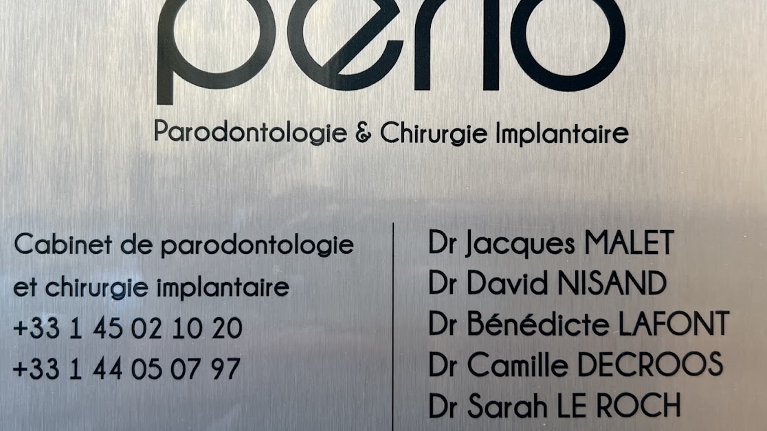 Cabinet PERIO - Parodontologie Implantologie - Paris 16 à Paris