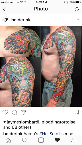 Explore female tattoo design ideas, creative tattoo ideas in Boulder, available at Bolder Ink