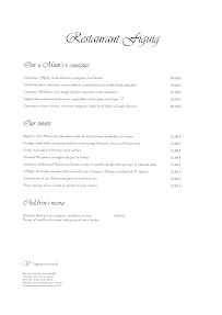 Restaurant servant du couscous Figuig à Paris (le menu)