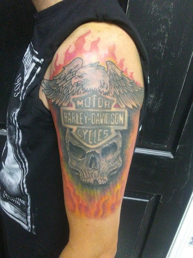 Explore raiders tattoo ideas, creative tattoo ideas in Fort Worth, available at Fort Worth Tattoo Shop