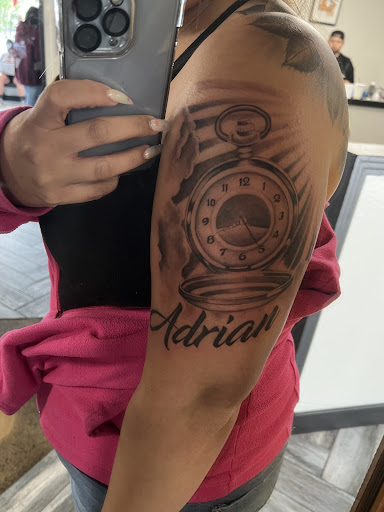 Explore half sleeve tattoo ideas black and grey, creative tattoo ideas in Denver, available at Certified Tattoo Studios