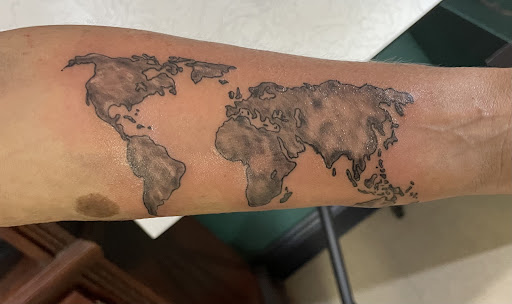 Explore black lab tattoo ideas, creative tattoo ideas in Largo, available at Inside Ink Tattoo Studio