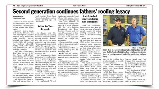 Roofing Contractor «AWS Roofing Services», reviews and photos, 875 W Park Ave, Edgewater, FL 32132, USA