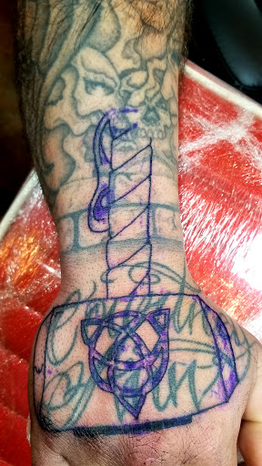 Explore dj tattoo ideas, creative tattoo ideas in Meridian, available at SK-Tattoo1