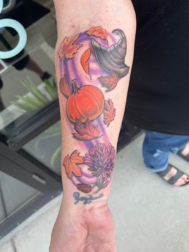 Explore come and take it tattoo ideas, creative tattoo ideas in Terre Haute, available at Birds of Valhalla Tattoos and Fine Art