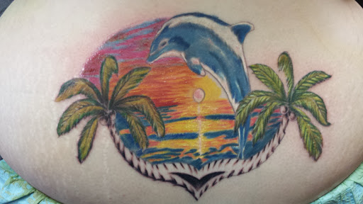 Tattoo Shop «Bedlam Tattoo & Body Piercing», reviews and photos, 492 W Eads Pkwy, Lawrenceburg, IN 47025, USA