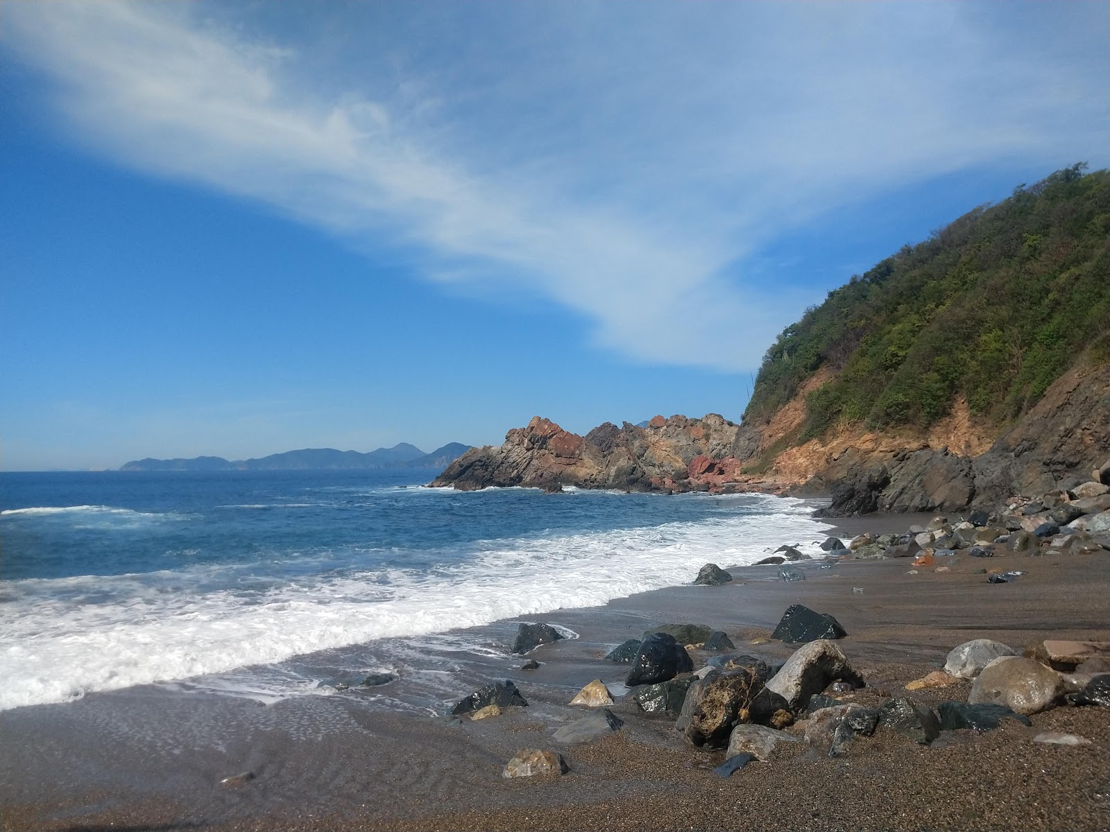 Foto av Playa Ventanas med turkos rent vatten yta