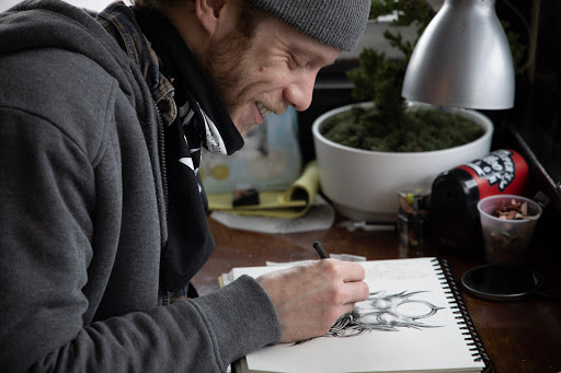 Explore 2 initial tattoo ideas, creative tattoo ideas in Canton, available at The Inkeepers Tattoo Parlor