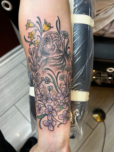 Explore shield maiden tattoo ideas, creative tattoo ideas in Hendersonville, available at High Caliber Tattoo