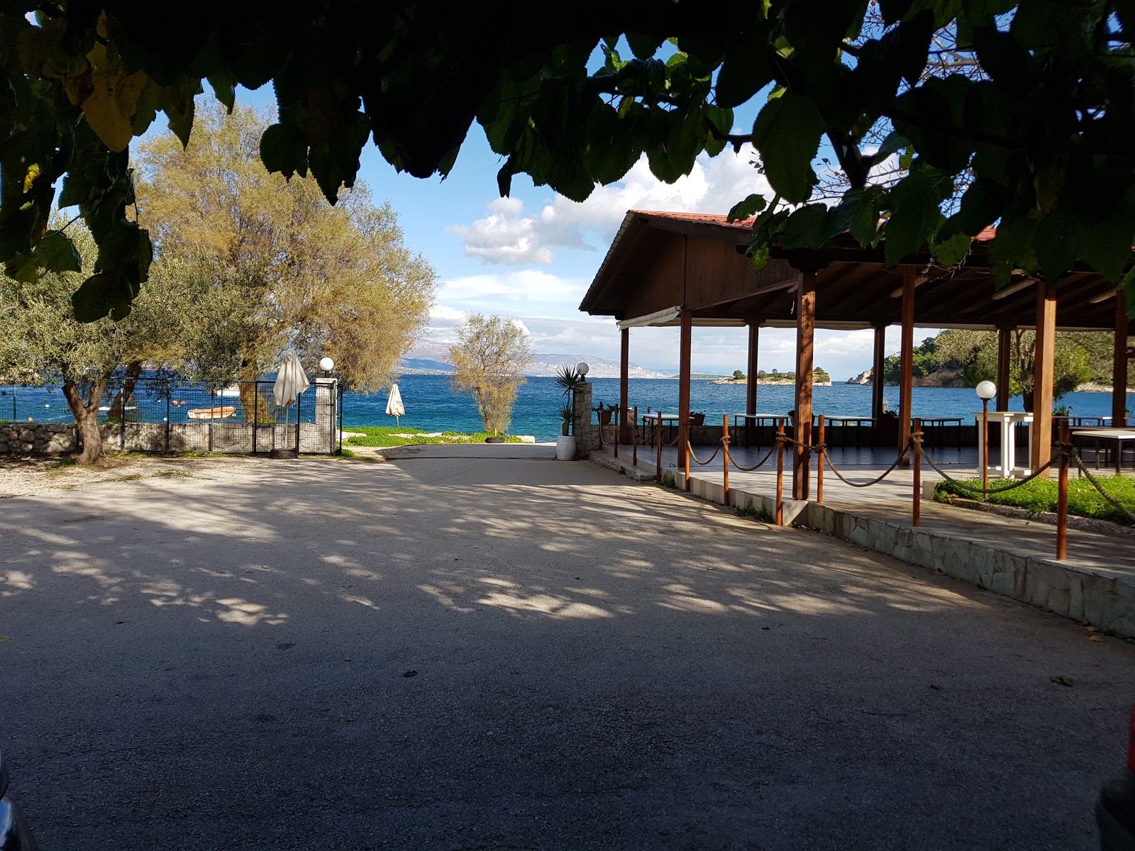 Foto van Siderona beach met turquoise puur water oppervlakte