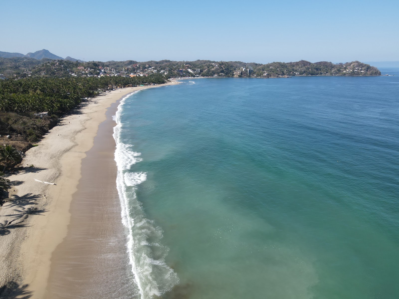 Zdjęcie Sayulita beach z long bay