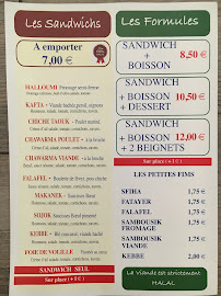 Menu du Le Mediterranée à Issy-les-Moulineaux