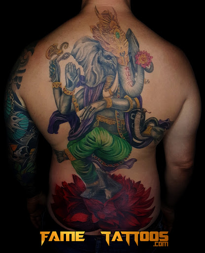 Explore easy leg tattoo ideas, creative tattoo ideas in Hialeah, available at Fame Tattoos