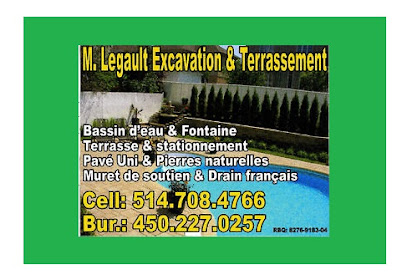 M. Legault Excavation et Terrassement à Saint-Sauveur