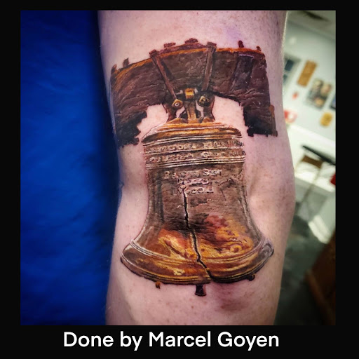 Explore mens collar bone tattoo ideas, creative tattoo ideas in Edison, available at Rorschach Gallery