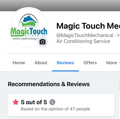 Air Conditioning Contractor «Magic Touch Mechanical», reviews and photos