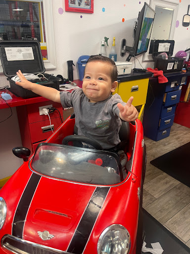 Explore mountain bike tattoo ideas, creative tattoo ideas in Chino, available at Kids Fun Cuts - Childrens Haircuts & Ear Piercings