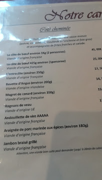 Café et restaurant de grillades La pierre à feu à Cherbourg-en-Cotentin - menu / carte