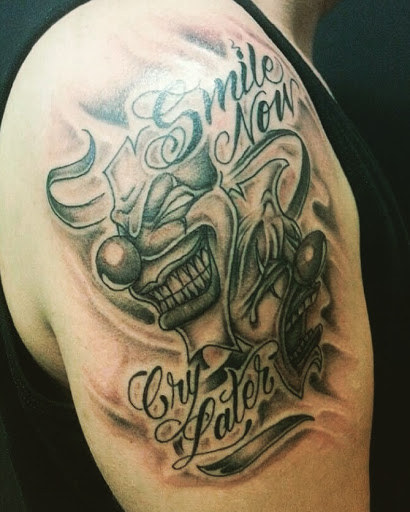 Explore mens tricep tattoo ideas, creative tattoo ideas in Albuquerque, available at Staceys Exotic Body Piercing and Tattoo