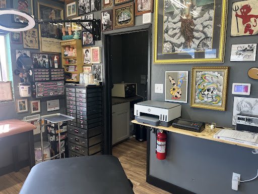 Explore record tattoo ideas, creative tattoo ideas in Redding, available at Rose Room Tattoo & Piercing