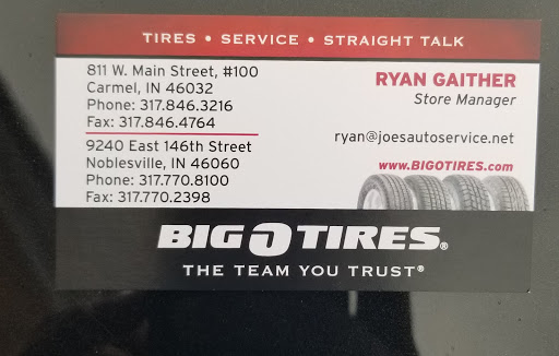Tire Shop «Big O Tires», reviews and photos, 811 W Main St, Carmel, IN 46032, USA