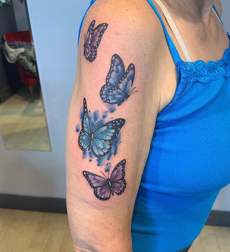 Explore tattoo ideas for deceased mom, creative tattoo ideas in Fort Wayne, available at Grade A Tattoos and Body Piercing