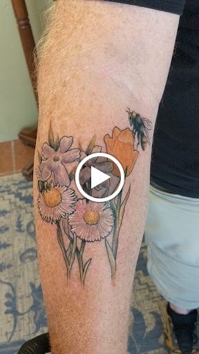 Explore blue butterfly tattoo ideas, creative tattoo ideas in Las Cruces, available at Camino Tattoo Studio & Art Gallery